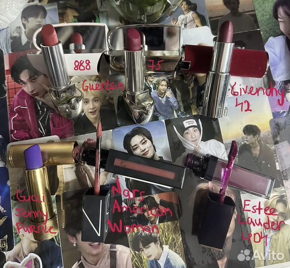 Косметика тени помада lauder nars gucci mac