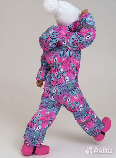 Зимний комбинезон для девочки 104