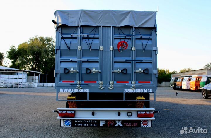 Полуприцеп зерновоз FOX Trailer Зерновоз-бортовой 3+1, 2023