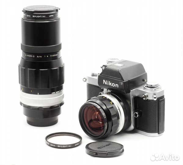 Набор Nikon F2 + Nikkor 2/35 non Ai + Nikkor 4/200