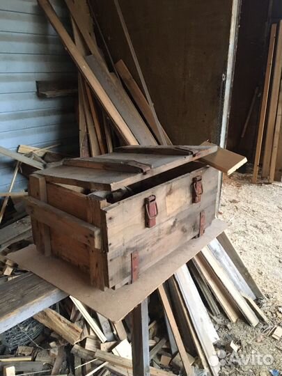 Ящик деревянный военный