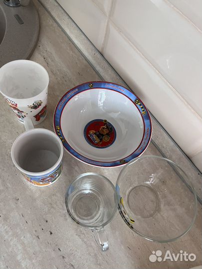 Детская посуда пакетом