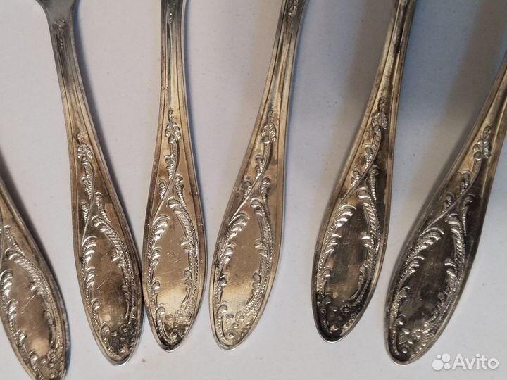 Ложки кофейные, чайные мельхиоровые времён СССР