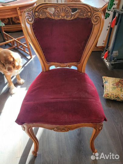 Стол и 6 стульев Румыния б/у под реставрацию