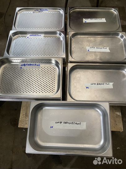 Гастроемкости много gn 1/1