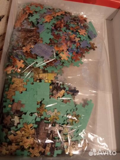 Пазлы 2 штуки в одной коробке