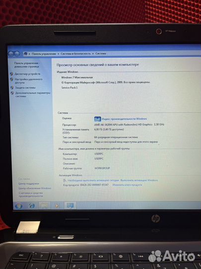 Ноутбук HP Pavilion G Series