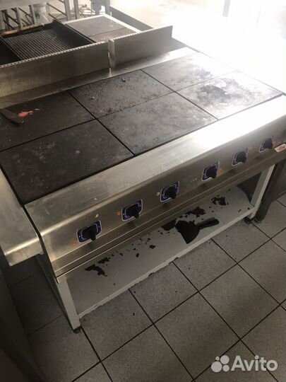 Плита электрическая 6 конфорок