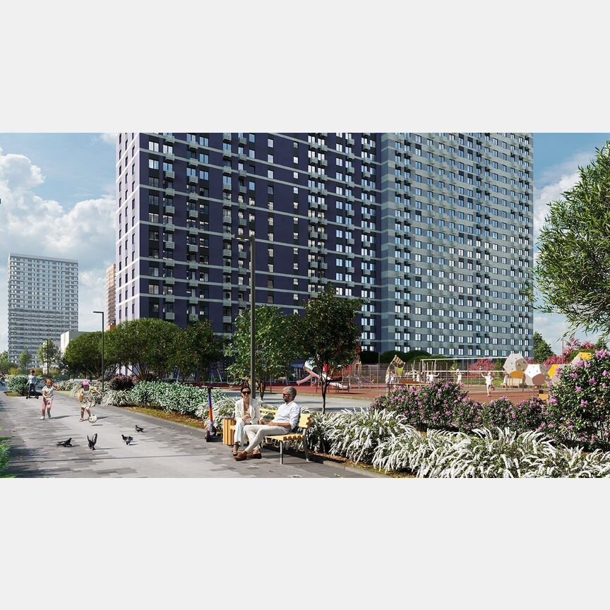 2-к. квартира, 47,2 м², 9/23 эт.