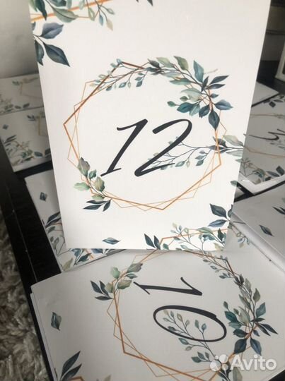 Номерки на столы