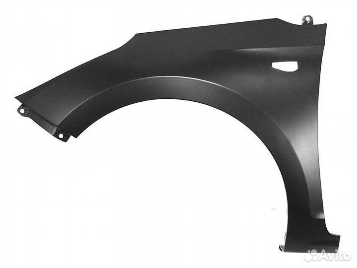 Крыло левое неокрашенное Hyundai solaris 17-20