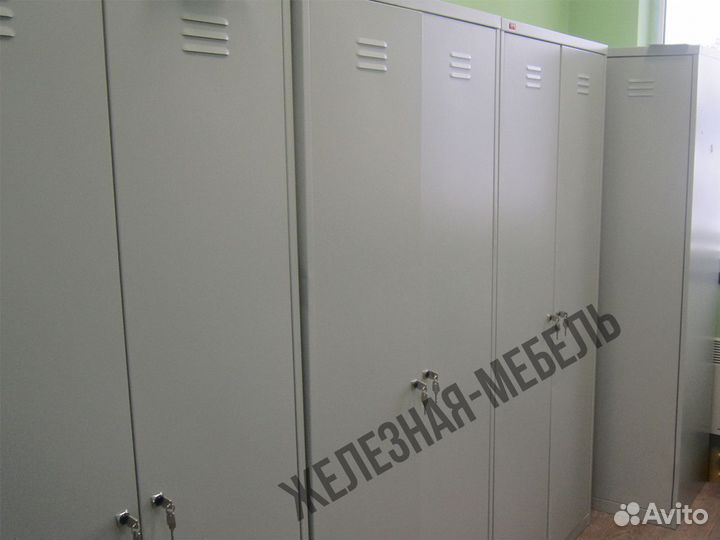 Шкаф для раздевалки шрм-ак/500 двухсекционный