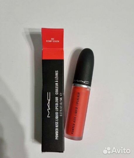 Матовая помада mac