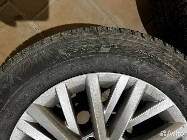 Оригинальные диски на volkswagen r16