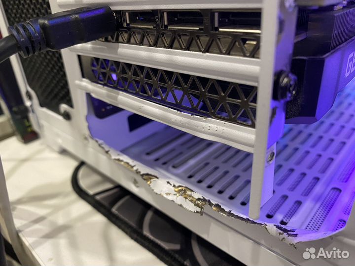 Корпус для пк аквариум белый