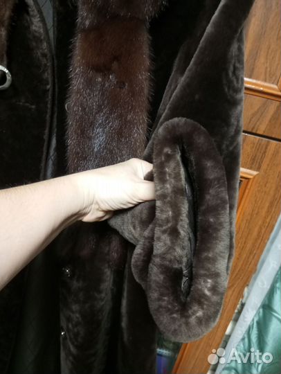 Шуба мутоновая 50 52 новая