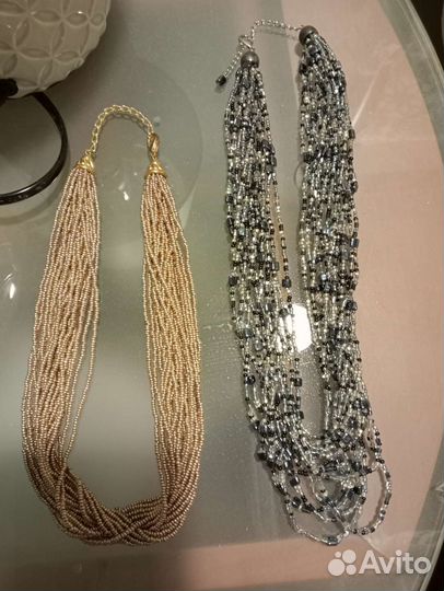 Колье из бисера