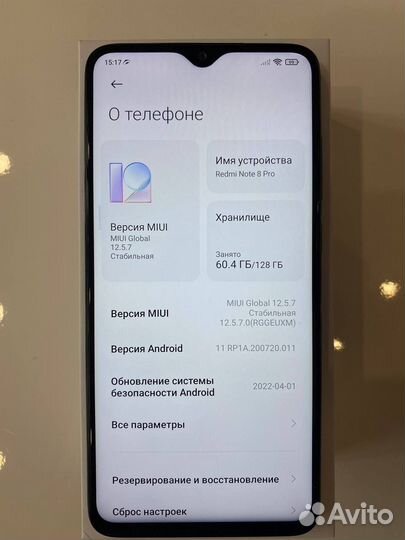 Xiaomi redmi note 8 pro 6 128gb