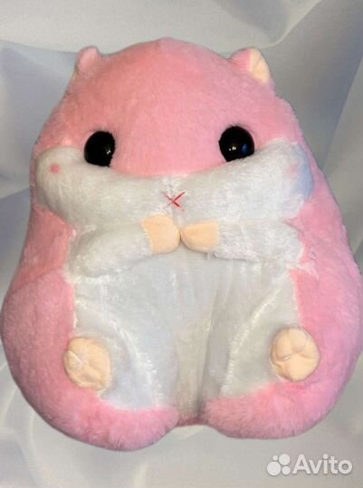 Мягкая игрушка хомяк с пледом