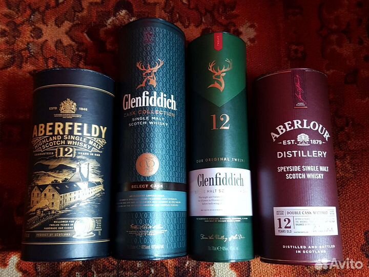 Коробки пустые из под виски