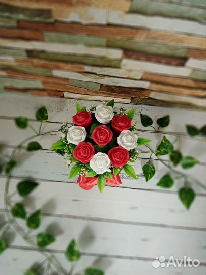 Букет из мыла ручной работы