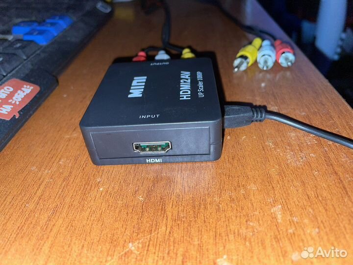Переходник (конвертер) hdmi на AV