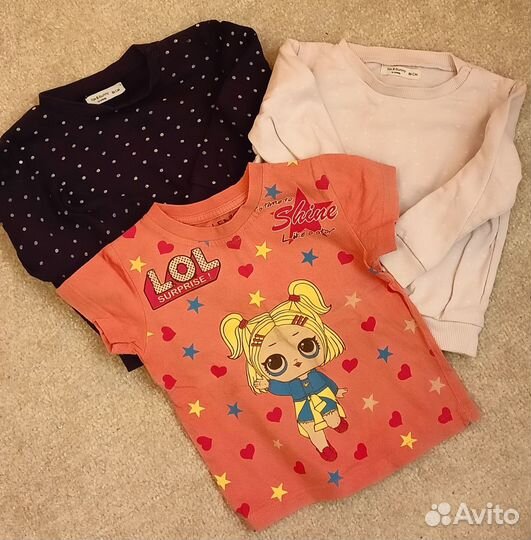 Детские вещи пакетом на девочку 86 размер