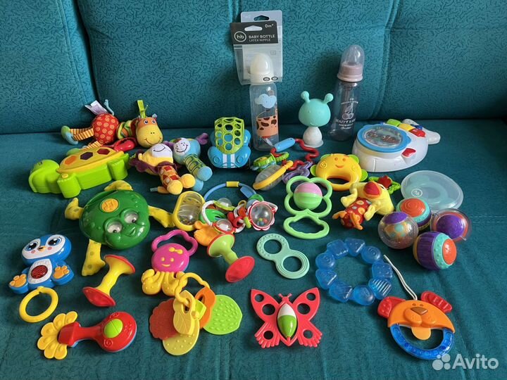 Игрушки погремушки грызунок пакетом