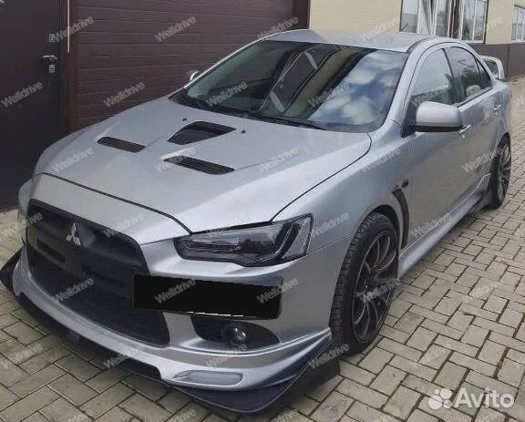 Накладки на крылья Mitsubishi Lancer X10 жабры RPM