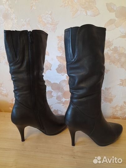 Сапоги женские натуральная кожа 36р