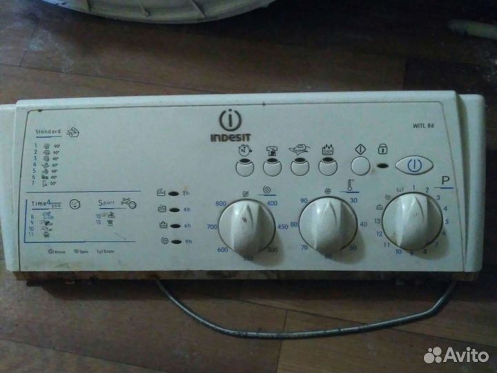 Мотор, мозги и все остальное indesit (разбор)