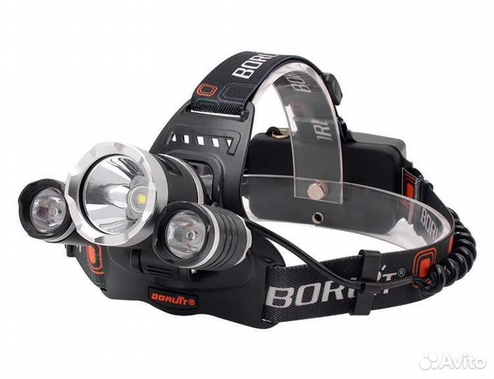 Налобный фонарь мощный Boruit RJ-5000 1300 mah