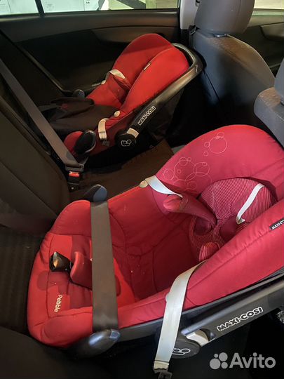 Автолюлька maxi cosi pebble 0+ для двойни