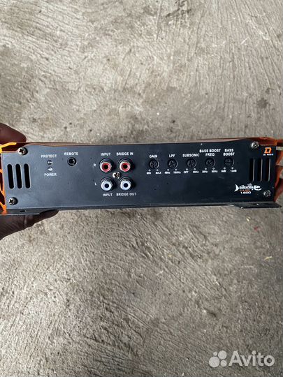 Сабвуфер и усилитель