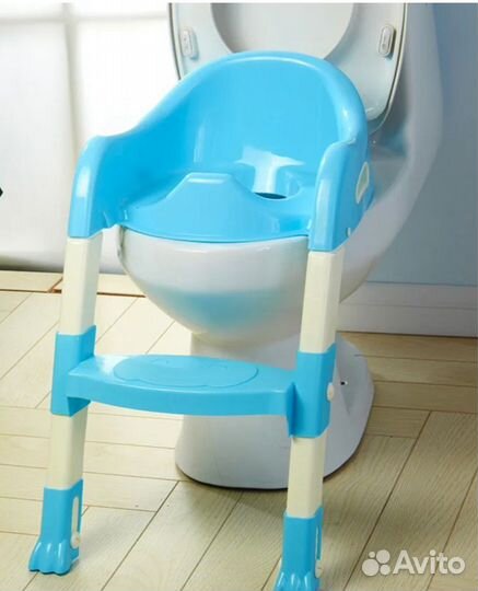 Сидушка на унитаз со ступенькой детская