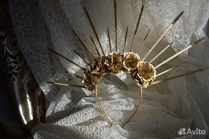 Ободок для волос ручной работы