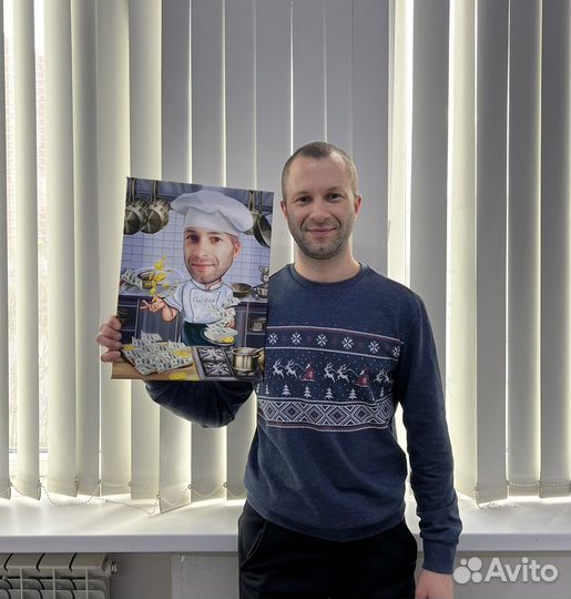 Портрет на холсте по фото