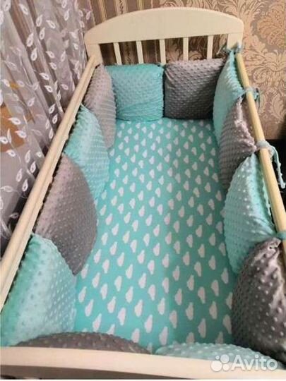 Бортики в кроватку бу