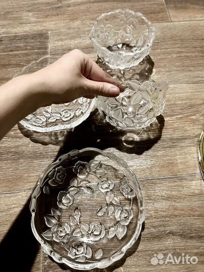 Набор столовой посуды стекло