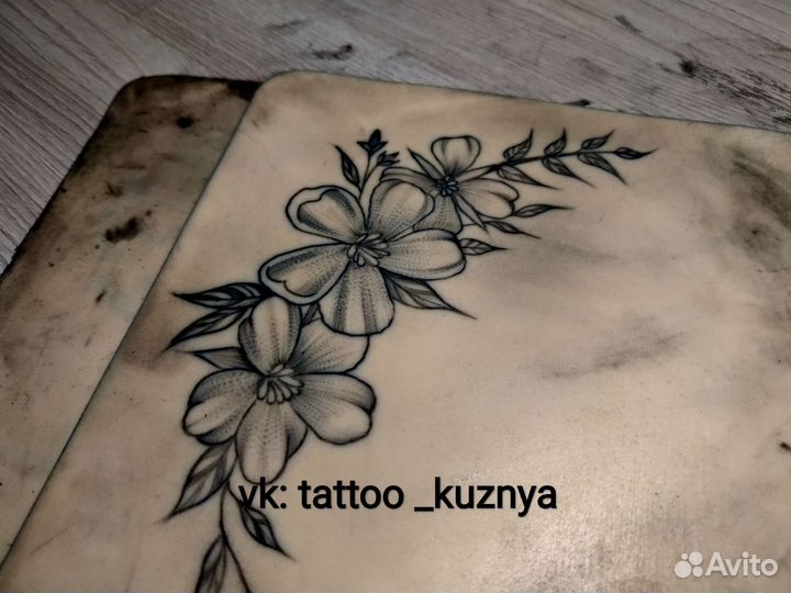 Модель для тату