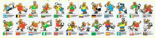 Собачки-футболисты Kinder Tombola Fifa 1994