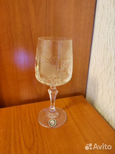 Фужеры хрустальные Ананас Югославия винтаж