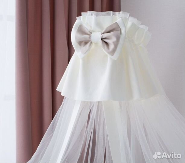 Балдахин в кроватку с держателем