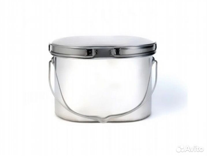 Котел туристский Роза Ветров 6 л с крышкой с ручка