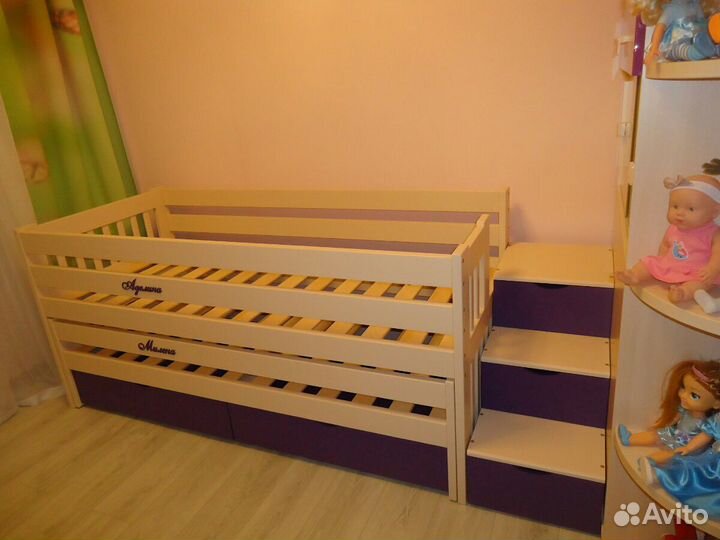 Детские кровати из массива