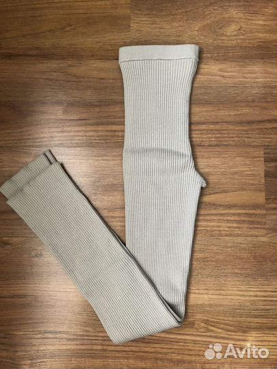 Леггинсы брюки в рубчик hm premium размер S