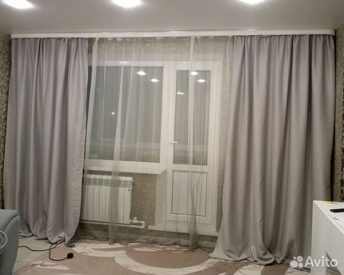 Шторы блэкаут новые комплект 4м(2м+2м)