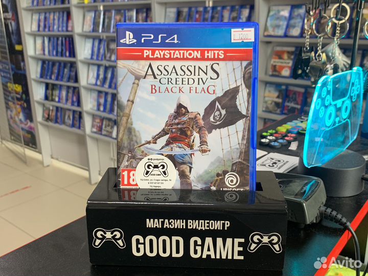 Assasin's creed IV черный флаг PS4