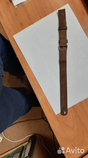 Кожаный ремень для часов