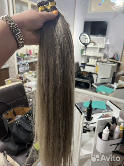 Волосы натуральные на микрокапсулах